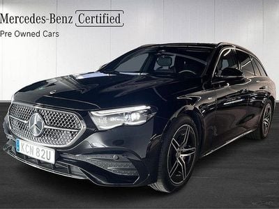 Svart Begagnad 2024 Mercedes E300 AMG Kombi | 719 500 kr (Marknadspris)