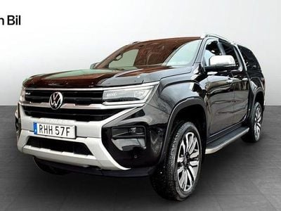 Midnight black metallic Begagnad 2024 VW Amarok Aventura Pickup | 739 900 kr (Marknadspris)