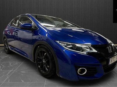 Blå Begagnad 2015 Honda Civic Sport Halvkombi | 144 900 kr (Lite dyr)