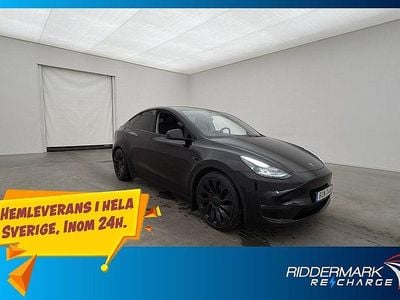 Svart Begagnad 2022 Tesla Model Y Performance SUV | 409 800 kr (Marknadspris)