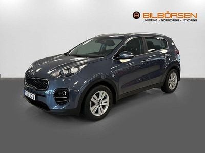 Blå Begagnad 2017 Kia Sportage SUV | 159 900 kr (Bra pris)