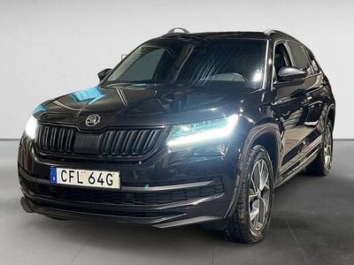Svart Begagnad 2019 Skoda Kodiaq SportLine SUV | 269 900 kr (Bra pris)