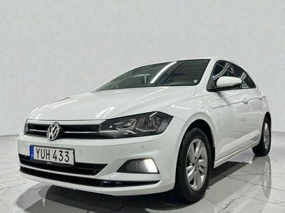 Vit Begagnad 2019 VW Polo Halvkombi | 99 900 kr (Bra pris)
