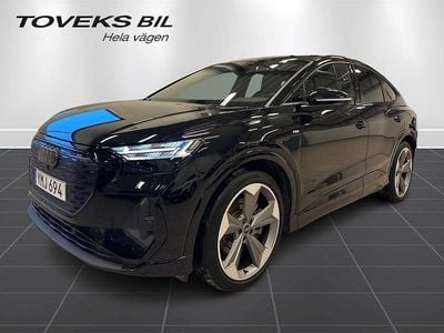Svart Begagnad 2024 Audi Q4 Sportback e-tron S-Line SUV | 459 900 kr (Dyr)