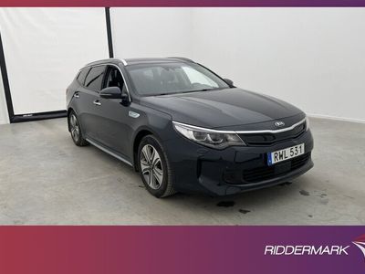 begagnad Kia Optima SW Plug-in B-kamera Drag Navi H/K PDC Moms 205hk