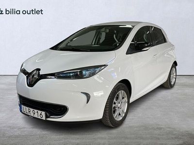 begagnad Renault Zoe R240 22 kWh Life Batterihyra Navi Värmare 88hk 2016 Vit