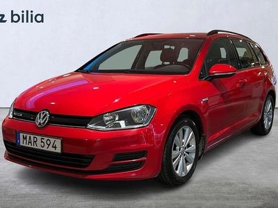 Röd Begagnad 2015 VW Golf VII Kombi | 79 900 kr (Marknadspris)
