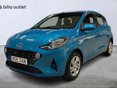 Blå Begagnad 2021 Hyundai i10 Essential Halvkombi | 119 900 kr (Marknadspris)