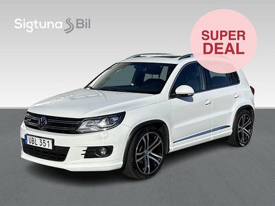 Vit Begagnad 2015 VW Tiguan R-line SUV | 159 900 kr (Lite dyr)