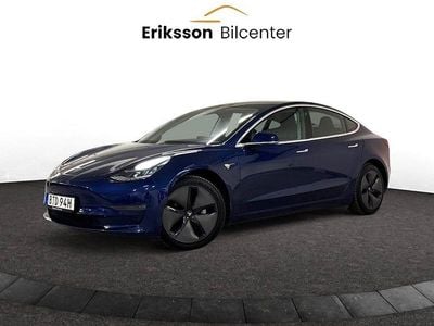 Begagnad Tesla Model 3 Long Range AWD 339 kW (462 HK) 2019 Blå Sedan