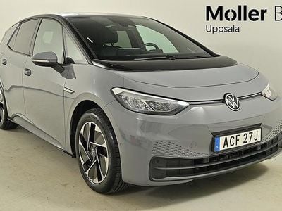 Begagnad VW ID.3 Pro Performance 150 kW (204 HK) 2023 Moonstone grey black Halvkombi