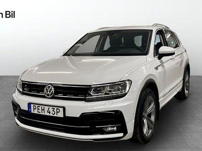 Vit Begagnad 2019 VW Tiguan R-line SUV | 279 900 kr (Marknadspris)