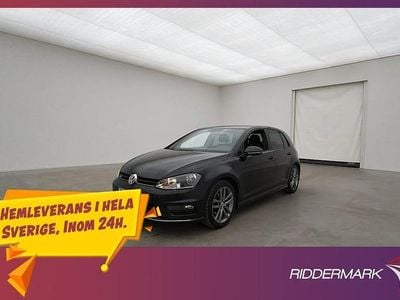 Svart Begagnad 2015 VW Golf VII R-line Halvkombi | 159 800 kr (Lite dyr)