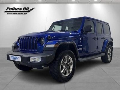 Blå Begagnad 2019 Jeep Wrangler Unlimited Sahara SUV | 549 000 kr