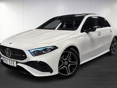 Begagnad Mercedes A200 Advanced Plus 163 HK (119 kW) 2023 Vit Halvkombi