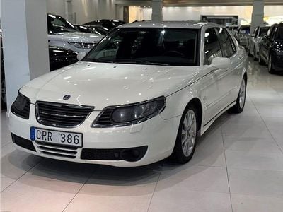 Vit Begagnad 2008 Saab 9-5 Sedan | 49 900 kr (Lite dyr)