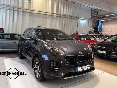 Begagnad Kia Sportage GT-Line 177 HK (130 kW) 2017 Grå SUV