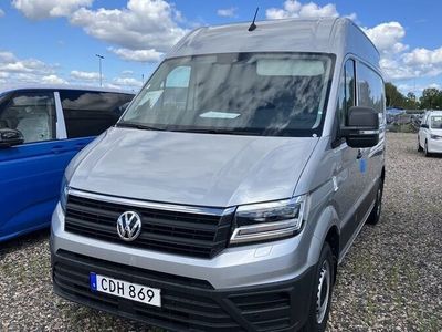 begagnad VW Crafter 35 SKÅP 35 TDI 3640 hög tak silver