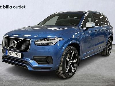 Begagnad Volvo XC90 R-Design 320 HK (235 kW) 2017 Blå SUV