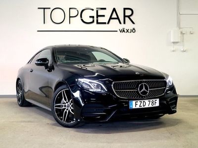 begagnad Mercedes E220 Coupé 9G AMG SPORT WIDESCREEN BURMESTER 360°KAM