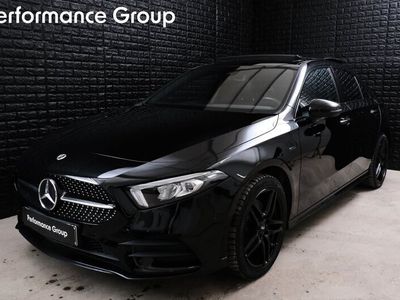 begagnad Mercedes A250 e AMG Pano Drag Widescreen Night *MOMS*