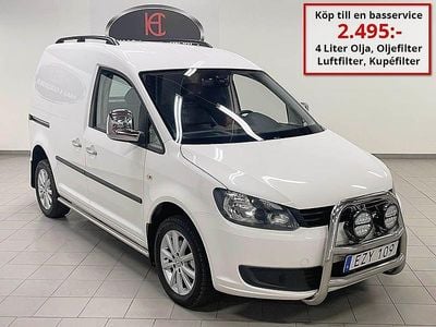 Vit Begagnad 2015 VW Caddy Minibuss | 99 000 kr (Marknadspris)