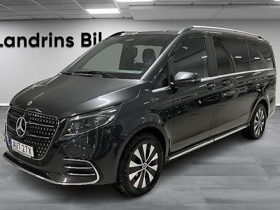 Mörkgrå Begagnad 2025 Mercedes V300 AMG line Minibuss | 919 900 kr (Dyr)