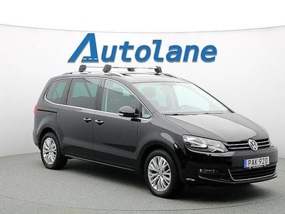 Svart Begagnad 2016 VW Sharan Minibuss | 279 900 kr (Marknadspris)