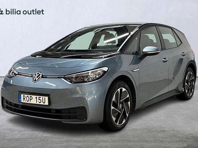 Begagnad VW ID.3 Pro Performance 150 kW (204 HK) 2020 Blå Halvkombi