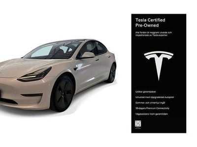 Begagnad Tesla Model 3 Long Range AWD 366 kW (498 HK) 2020 Vit Sedan