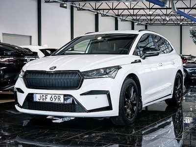 Vit Begagnad 2022 Skoda Enyaq iV SportLine SUV | 364 900 kr (Lite dyr)