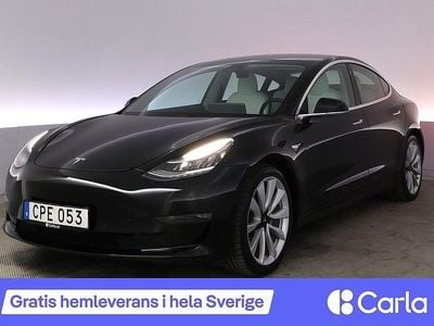 Begagnad Tesla Model 3 Long Range AWD 366 kW (498 HK) 2019 Svart Sedan