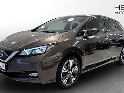 Brun Begagnad 2021 Nissan Leaf Tekna Halvkombi | 209 900 kr (Marknadspris)