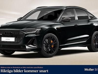 Begagnad Audi e-tron Sportback S-Line 300 kW (408 HK) 2022 Mytsvart metallic SUV