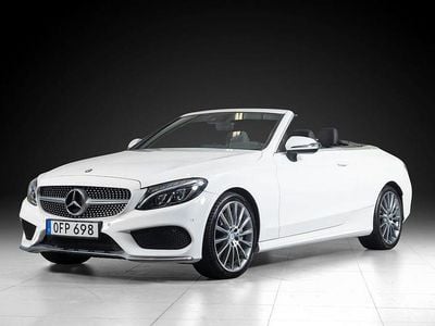 Vit Begagnad 2016 Mercedes C200 AMG line Cab | 379 000 kr (Dyr)