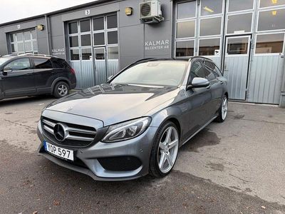 Grå Begagnad 2018 Mercedes C220 AMG line Kombi | 244 900 kr (Lite dyr)