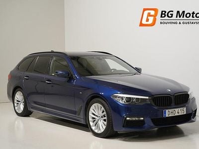 Blå Begagnad 2018 BMW 520 M Sport Kombi | 274 900 kr (Marknadspris)