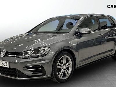 Mörkgrå (grey) Begagnad 2019 VW Golf VII R-line Halvkombi | 214 900 kr (Marknadspris)