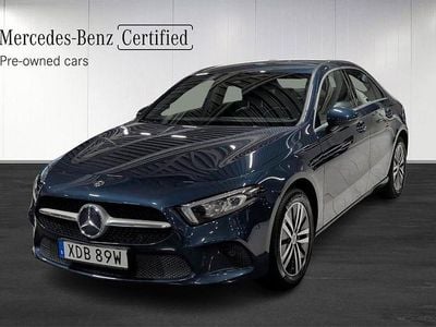 Begagnad Mercedes A250 218 HK (160 kW) 2021 Blå Sedan