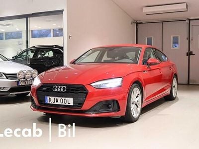 Begagnad Audi A5 Sportback Advanced Plus 265 HK (194 kW) 2022 Tangoröd metallic Halvkombi