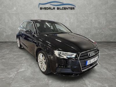 Begagnad Audi A3 Sportback Comfort 116 HK (85 kW) 2016 Svart Halvkombi