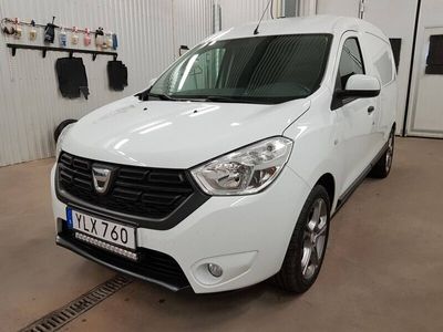 begagnad Dacia Dokker 1.5 dCi Euro 6 Drag AC Farthållare Ny-Kamrem 2017, Transportbil