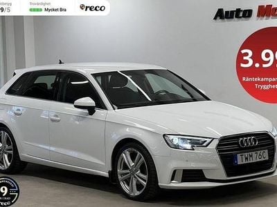 Vit Begagnad 2019 Audi A3 Sport | 199 900 kr (Marknadspris)