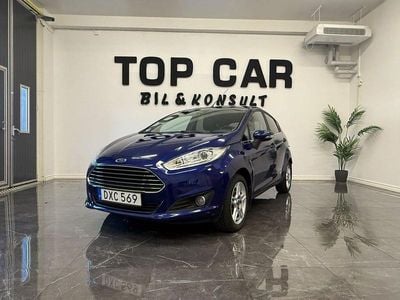 Blå Begagnad 2014 Ford Fiesta Titanium Halvkombi | 69 900 kr (Marknadspris)
