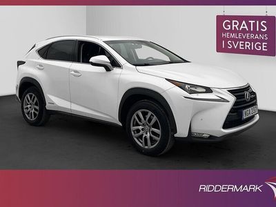 begagnad Lexus NX300h AWD Premium Värmare Kamera Navi Dragkrok 2016, SUV