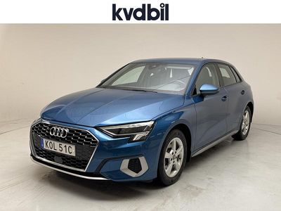 Begagnad Audi A3 Advanced 150 HK (110 kW) 2021 Blå
