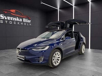 Begagnad Tesla Model X 311 kW (423 HK) 2020 Blå SUV