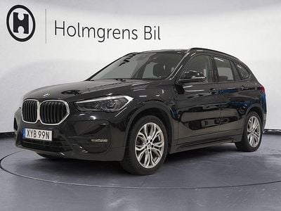 Begagnad BMW X1 Sport Line 125 HK (91 kW) 2021 Svart SUV
