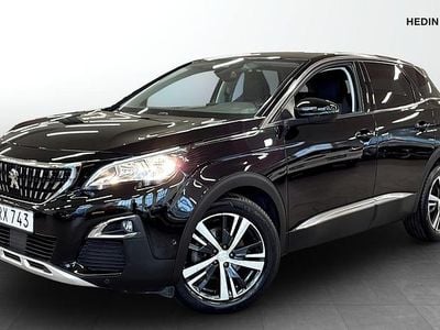 Svart Begagnad 2018 Peugeot 3008 Allure SUV | 199 900 kr (Marknadspris)