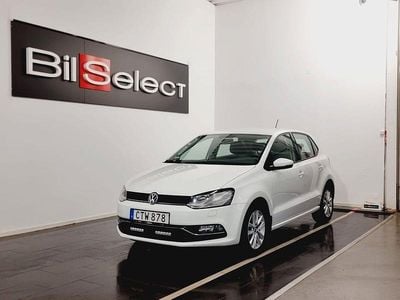 Begagnad VW Polo 90 HK (66 kW) 2016 Vit Halvkombi